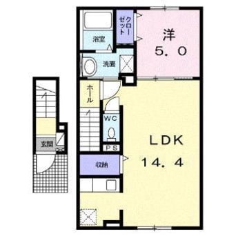 間取図 スパライ銀世Ⅴ