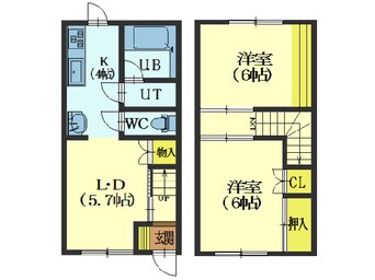 間取図 第５長谷川ハイツ