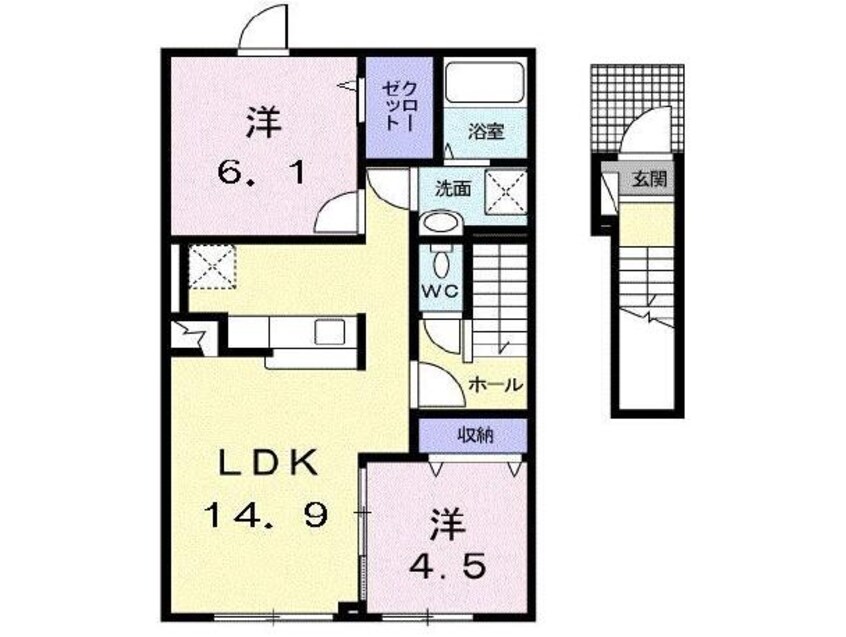 間取図 トアジィーム　メゾン