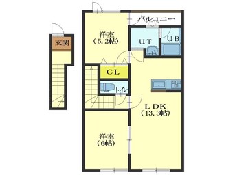 間取図 ラルージュコート