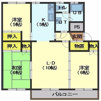 間取図 テレパレス函館吉川