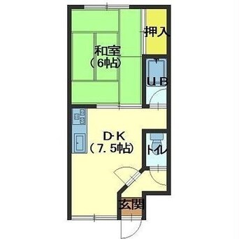 間取図 スカイビュー千代台