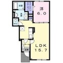 メゾンロワールⅢの間取図