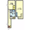 ジャスミン 1LDKの間取り