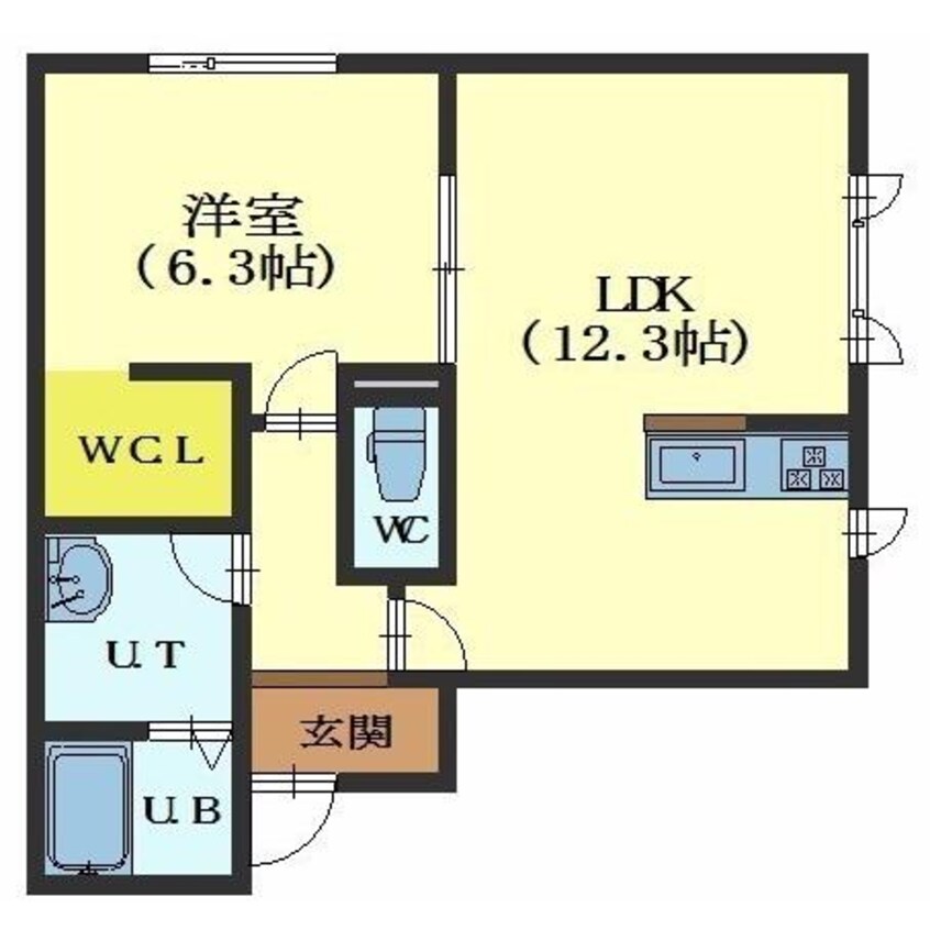 間取図 ラトゥール的場