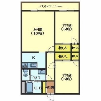 間取図 カメーリアⅡ