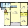 スタイルズ 3LDKの間取り