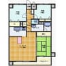 朝日プラザ若松広路 3LDKの間取り
