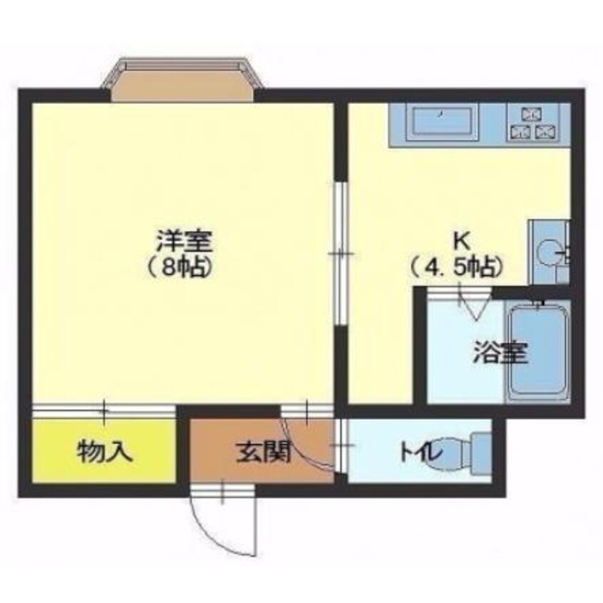 間取図 F1COURT