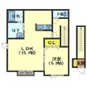 Maison de chattes 1LDKの間取り