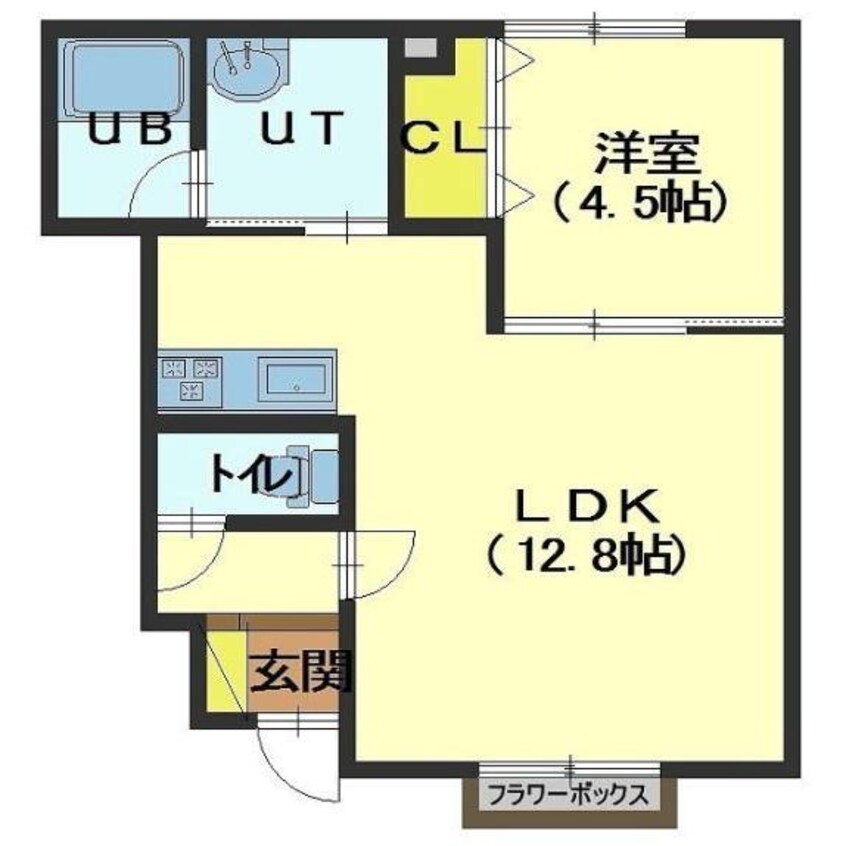 間取図 Ｍａｉｓｏｎ　ｄｅ　ｃｈａｔｔｅｓ（メゾンドシャト ）