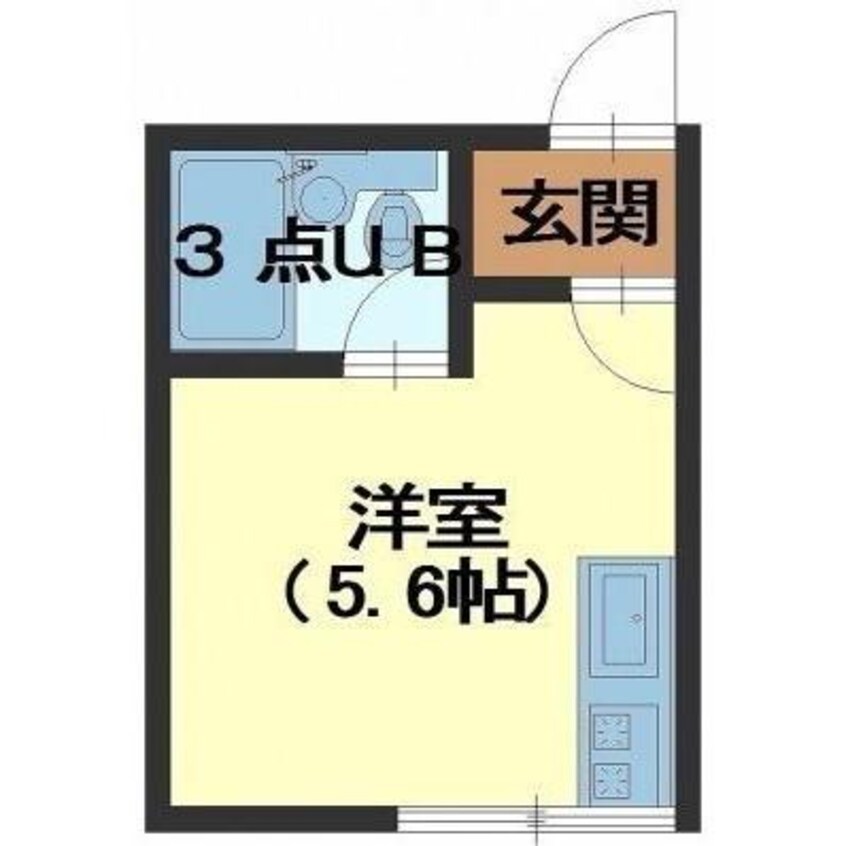 間取図 メゾンドフラッシュ富岡