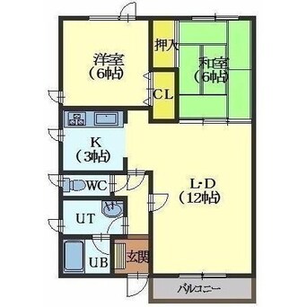 間取図 大國マンション