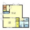 ウィンズ日吉Ⅱ 1LDKの間取り