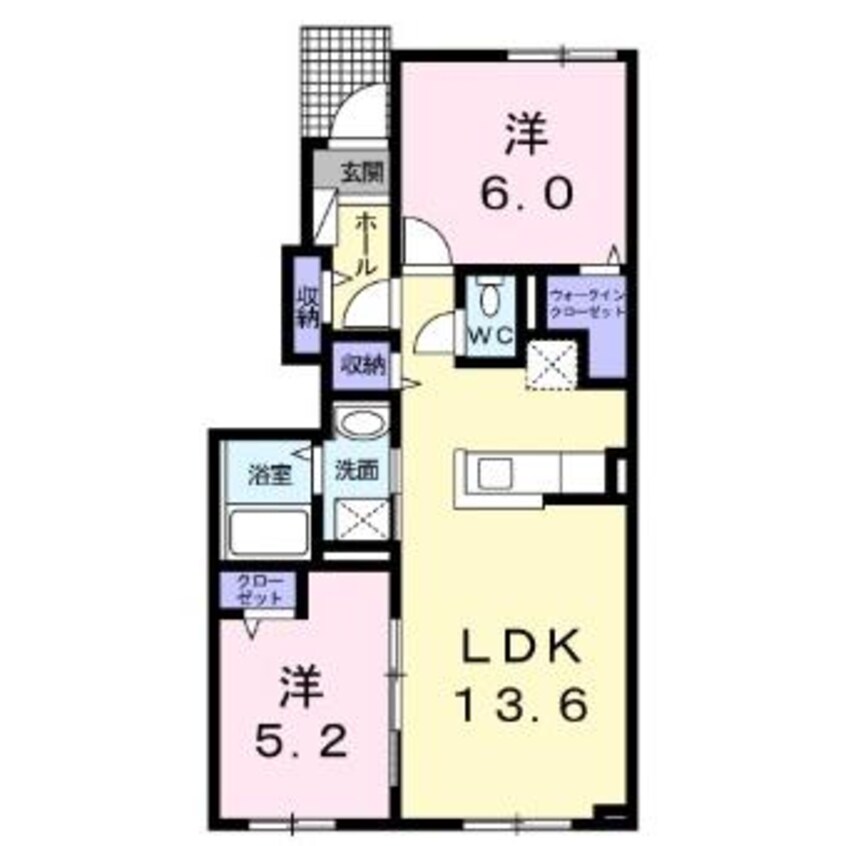 間取図 エコビレッジ ウエスト