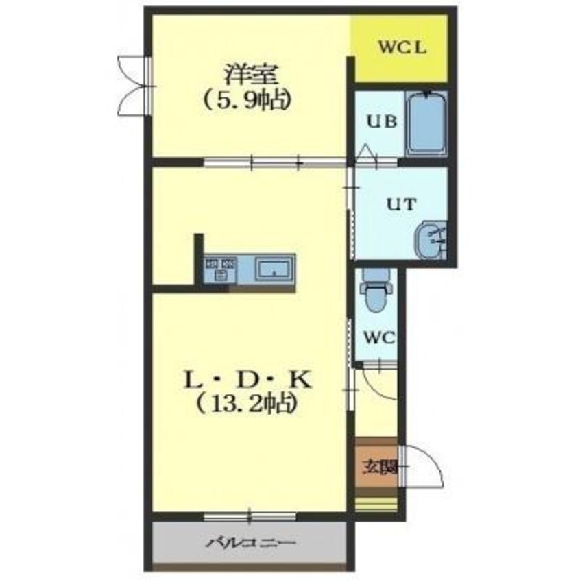 間取図 レグノ深堀