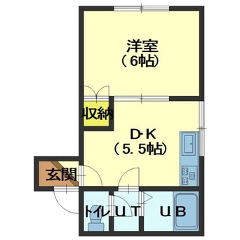 間取図 ラネージュ千歳