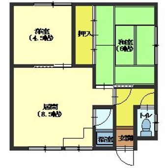 間取図 白樺荘