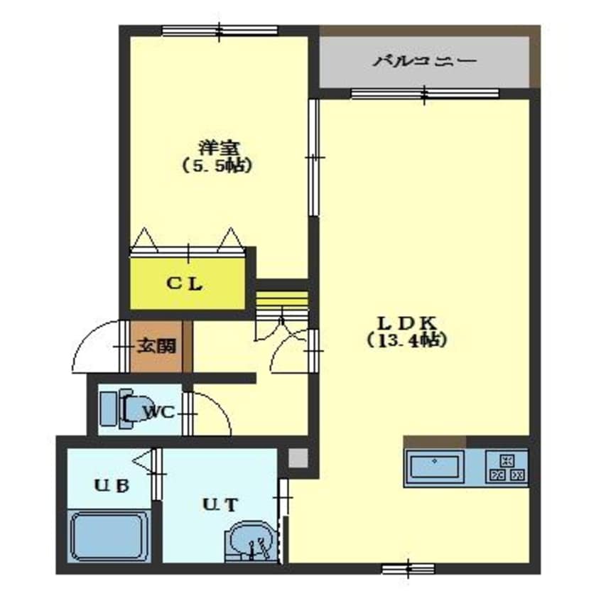 間取図 プエンテ