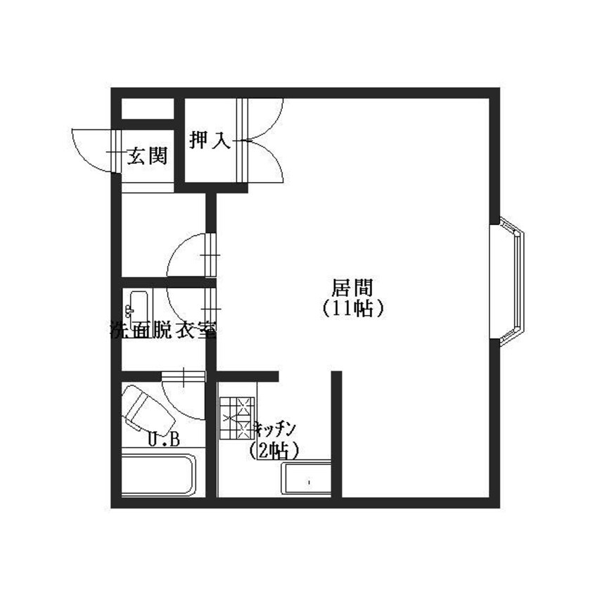 間取図 ハイムオークボ