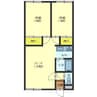 テーラマンション 2LDKの間取り