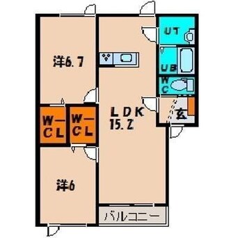 間取図 アプシノンⅡ