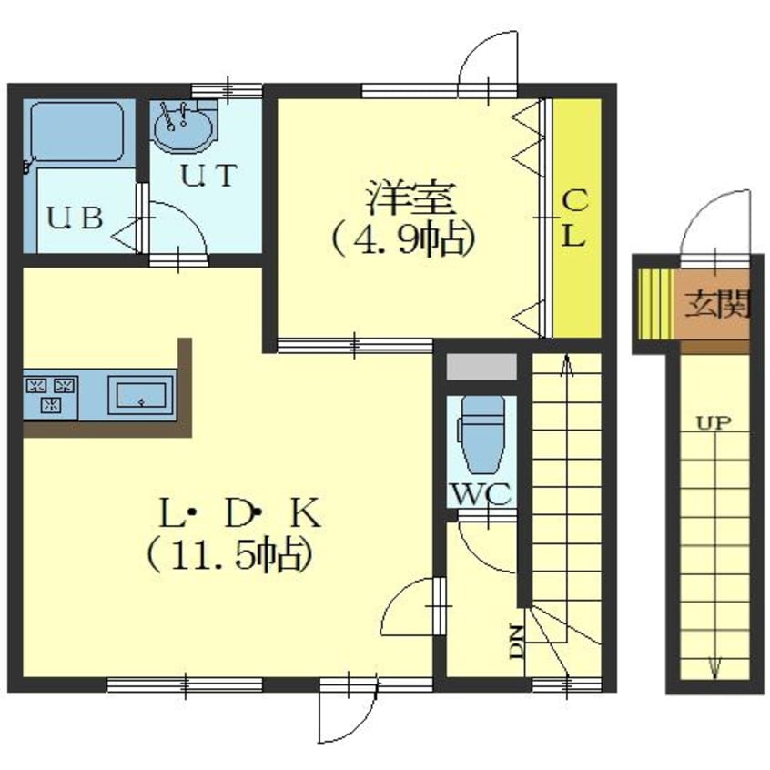 間取図 ファームレヂデンス函館駅前