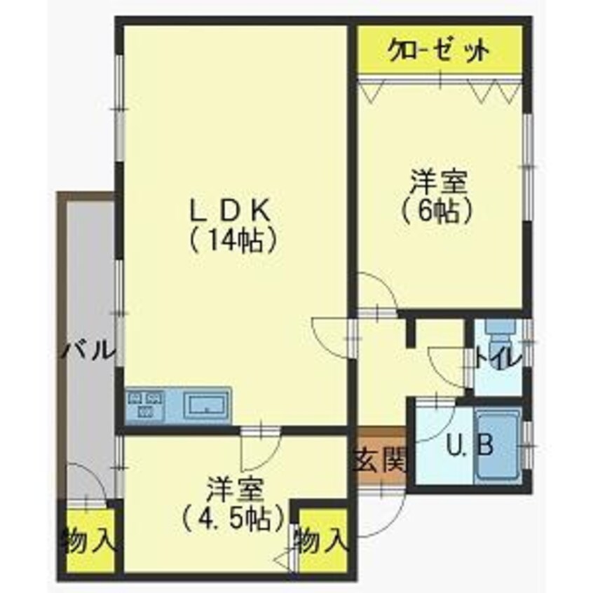 間取図 厚峰マンション