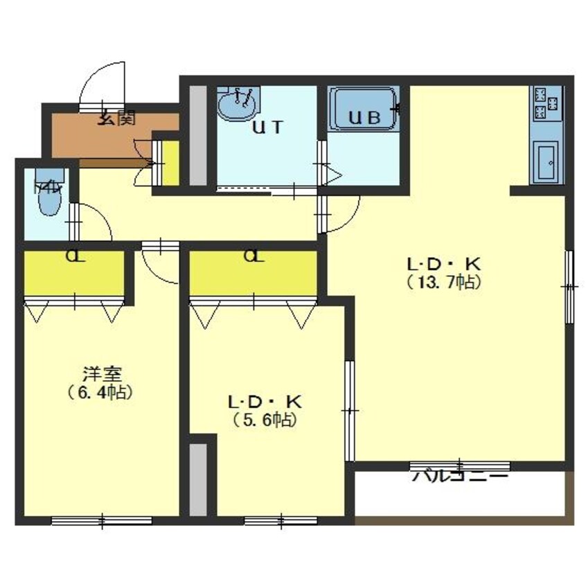 間取図 ラ　シャルマ