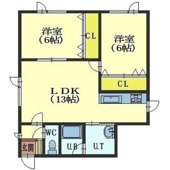 間取図 ニューカトレアユー