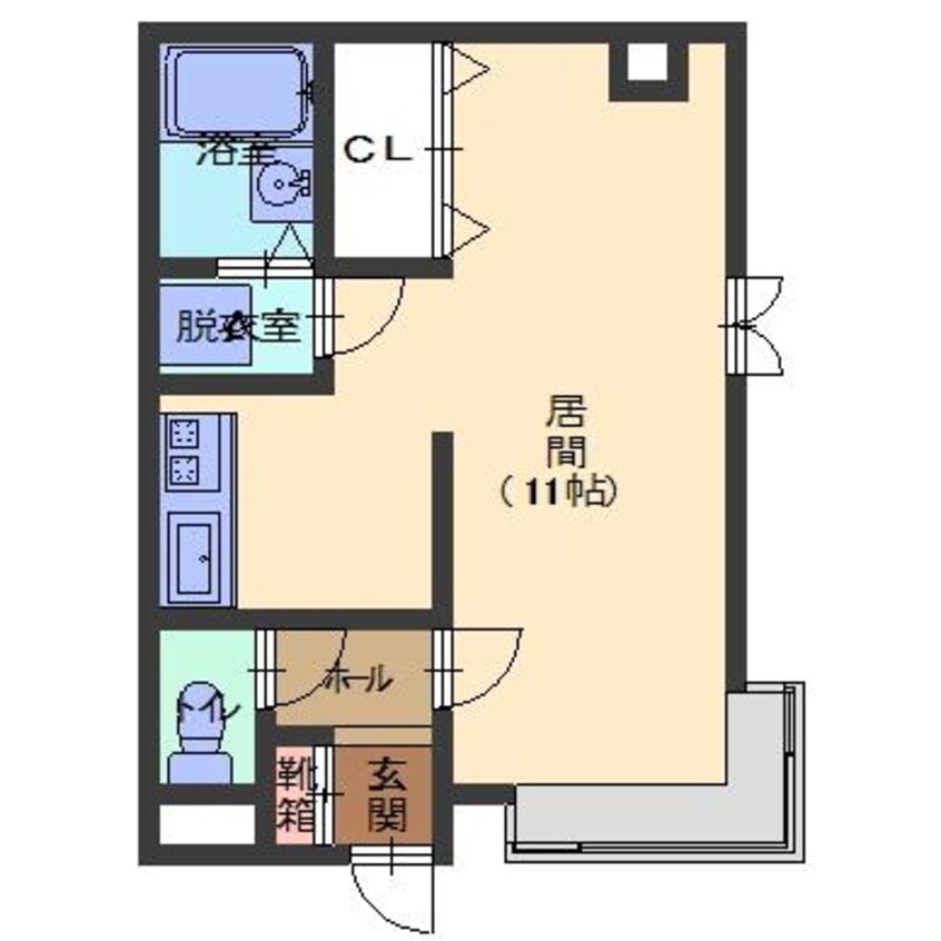 間取図 ヒルトン函館ベイ