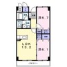 カルム日吉 2LDKの間取り