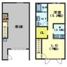 delta base デルタ　ベース 1LDKの間取り