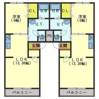 間取図 ル・シャルールレジェ