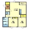グランメゾン 2LDKの間取り