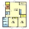 グランメゾン 2LDKの間取り
