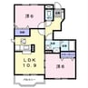 サンリット東山 2LDKの間取り