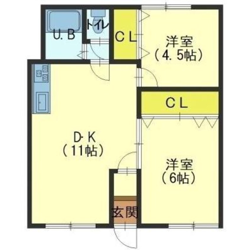 間取図 山﨑アパート