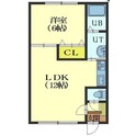 ライフスペースS01の間取図