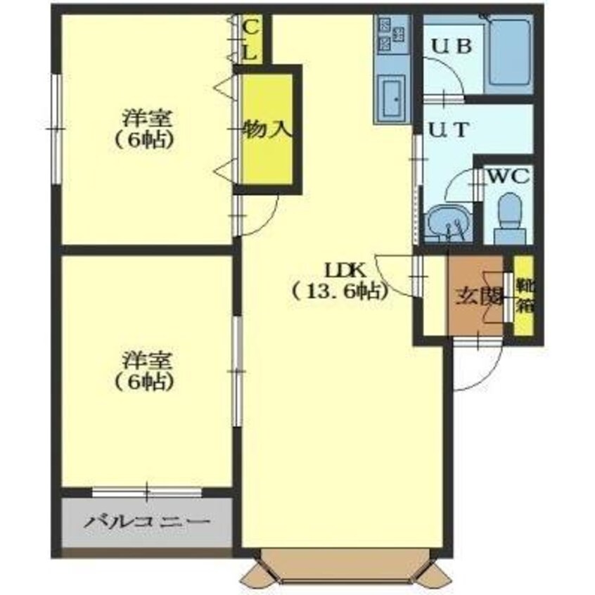 間取図 ハイツ木の実