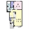 エル　ゴルド 1LDKの間取り