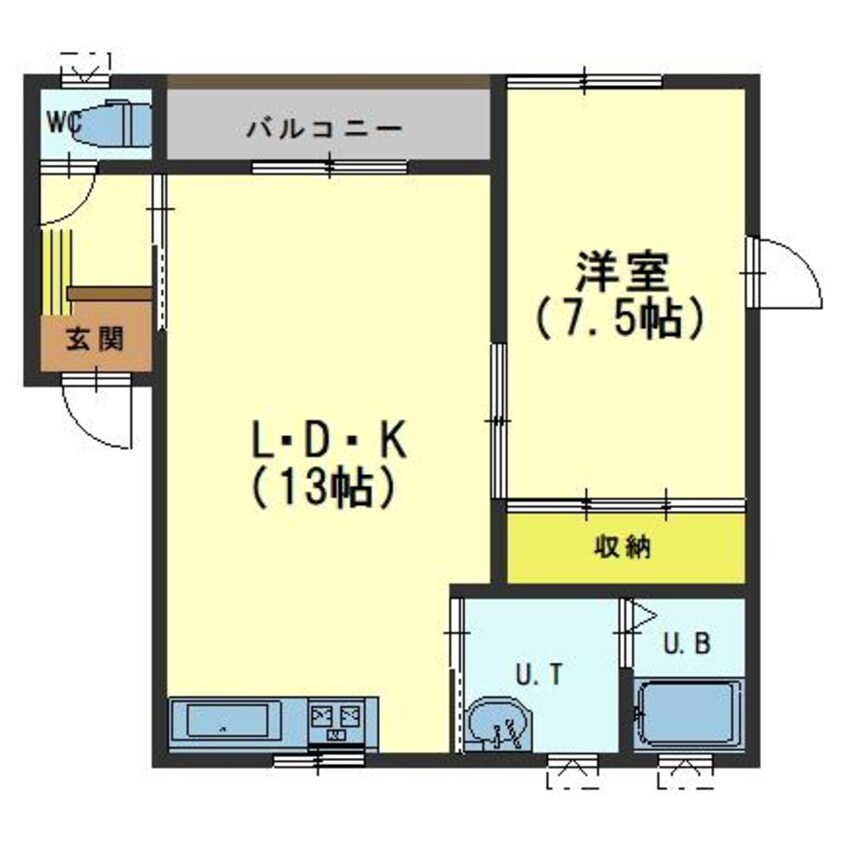 間取図 リヴⅡNAKANO