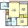 ステラ 2LDKの間取り