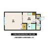 クリア北浜 1Kの間取り