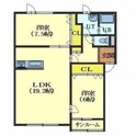 ヴィラージュ東浜の間取図