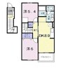 エル・トゥール1番館 2DKの間取り