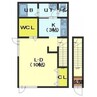 グレイス本通 1Rの間取り