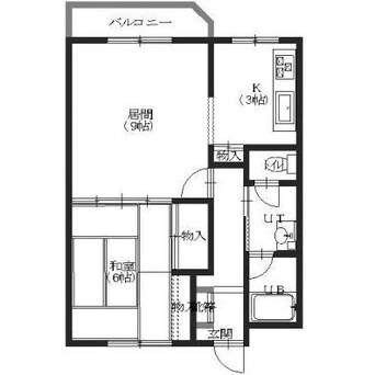 間取図 ヴィザージュ堀川