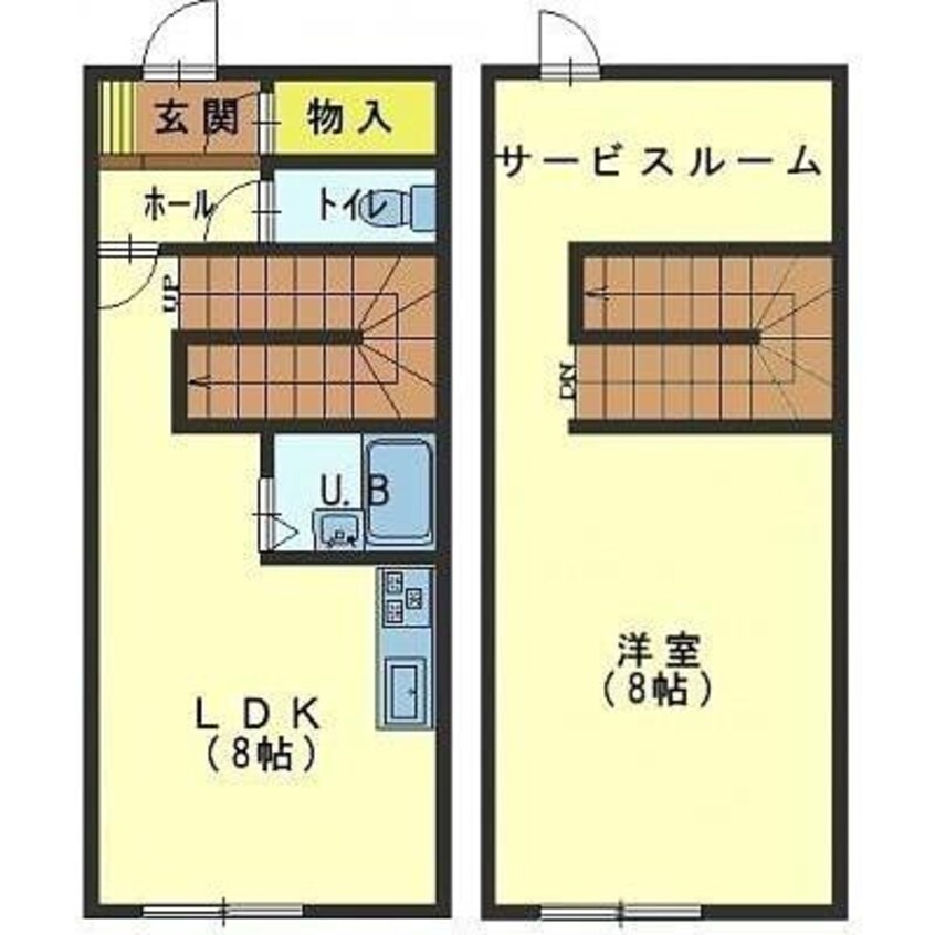 間取図 サンシャイン亀田港