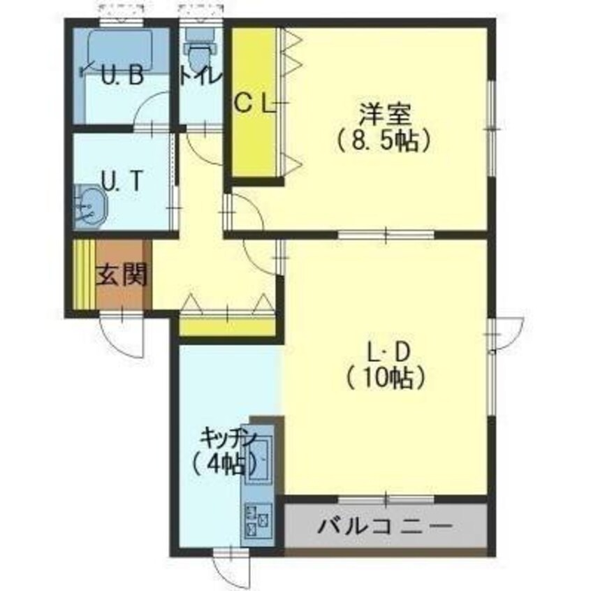 間取図 インペリアルロッジ壱番館